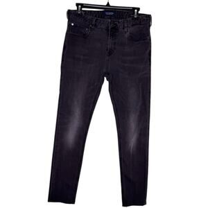 Scotch & Soda Black Amsterdams Blauw Straight Slim fit jeans Size 31/32
